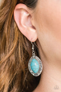 Paparazzi Earrings Aztec Horizons - Blue