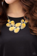 Load image into Gallery viewer, Paparazzi Necklaces Iridescently Irresistible - Yellow
