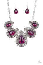 Load image into Gallery viewer, Paparazzi Necklaces Opal Auras - Purple
