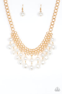 Paparazzi Necklaces 5th Avenue Fleek - Gold