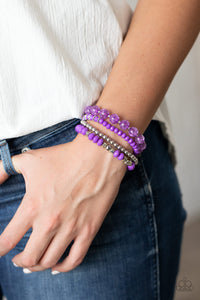 Paparazzi Bracelets Layered Luster - Purple