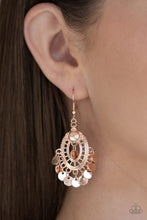 Load image into Gallery viewer, Paparazzi Earrings Chime Chic - Rose Gold
