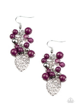Load image into Gallery viewer, Paparazzi Earrings Fruity Finesse - Purple
