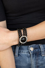Load image into Gallery viewer, Paparazzi Bracelets Top Tier Twinkle - Black
