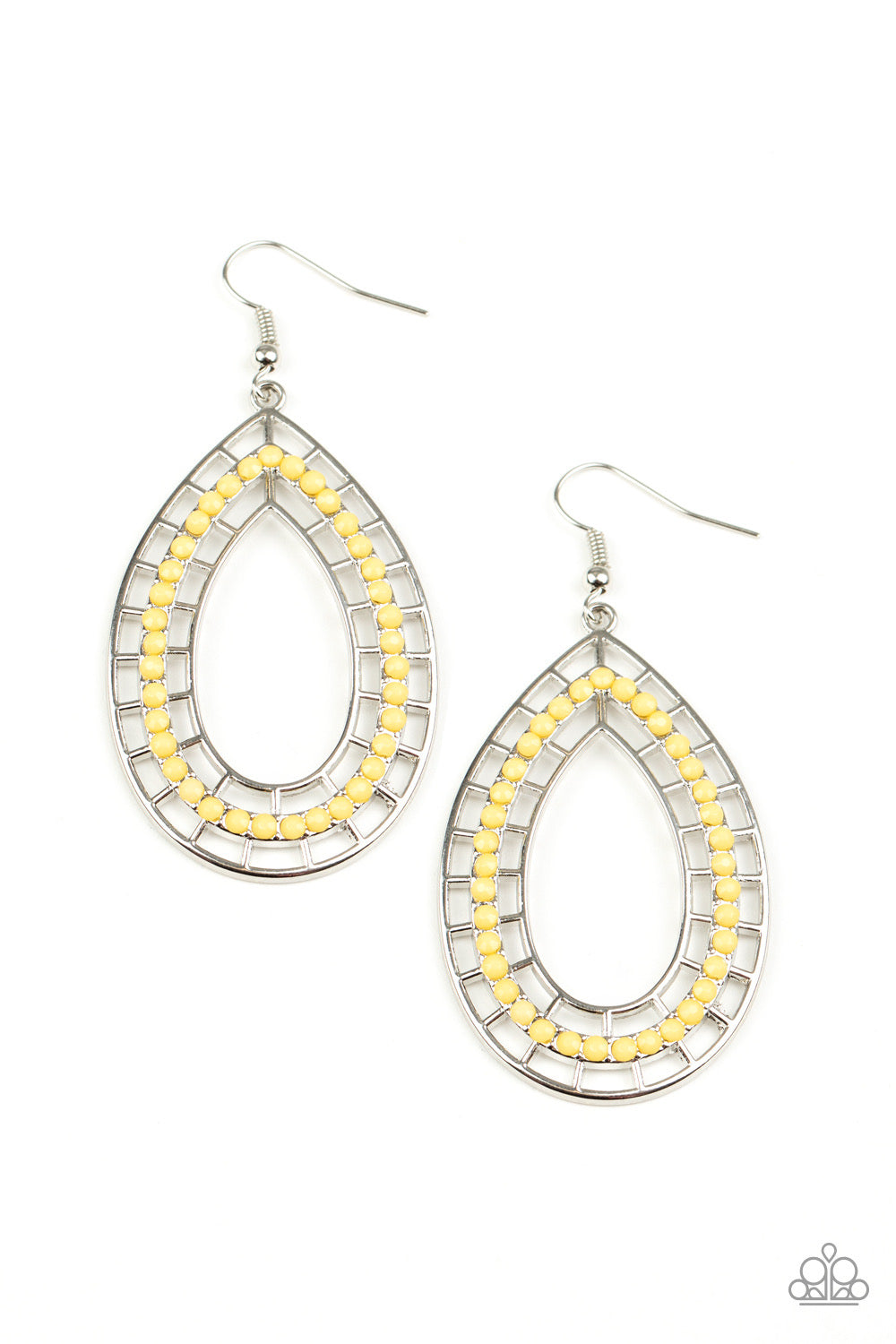 Paparazzi Earrings Fruity Fiesta - Yellow