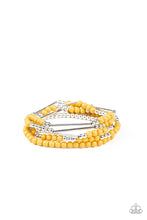 Load image into Gallery viewer, Paparazzi Bracelets BEAD Between The Lines - Yellow
