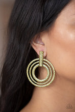 Load image into Gallery viewer, Paparazzi Earrings Ever Elliptical Brass
