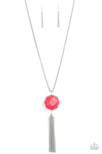 Paparazzi Necklaces Prismatically Polygon - Pink