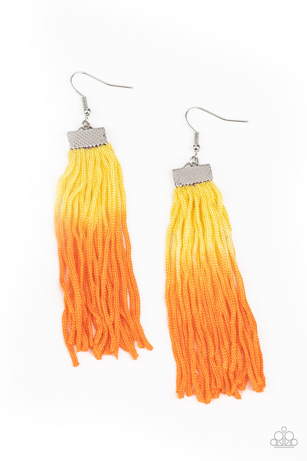 Paparazzi Earrings Dual Immersion - Yellow