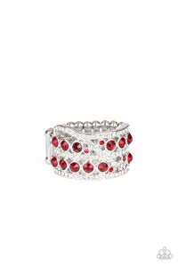 Paparazzi Rings Elegant Effervescence - Red