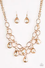 Paparazzi ♥ Show-Stopping Shimmer - Gold ♥ Necklace