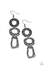 Load image into Gallery viewer, Paparazzi Earrings Prehistoric Prowl - Black
