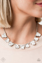 Load image into Gallery viewer, Paparazzi Necklaces BLING to Attention - White
