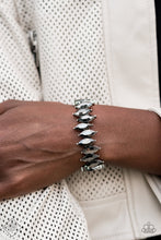 Load image into Gallery viewer, Paparazzi Bracelets Fashion Fix Fiercely Fragmented - Silver

