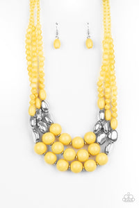 Paparazzi Necklaces Flamingo Flamboyance - Yellow