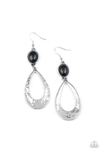 Load image into Gallery viewer, Paparazzi Earrings Badlands Baby - Black
