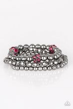 Load image into Gallery viewer, Paparazzi Bracelets Noticeably Noir - Pink
