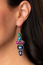 Load image into Gallery viewer, Paparazzi Earrings Look At Me GLOW! - Blue
