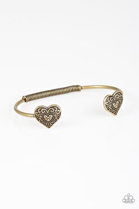 Paparazzi Bracelets Tenderhearted Brass