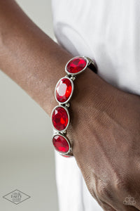 Black Diamond Exclusive Paparazzi Bracelets DIVA In Disguise - Red