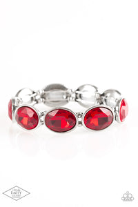 Black Diamond Exclusive Paparazzi Bracelets DIVA In Disguise - Red