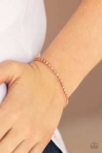 Paparazzi Bracelets Double The Diamonds - Copper