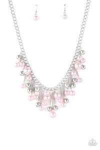 Paparazzi Necklaces City Celebrity - Pink