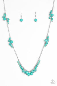 Green Paparazzi Necklaces Coral Reefs
