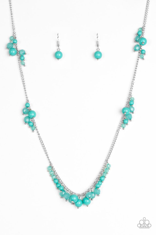 Green Paparazzi Necklaces Coral Reefs