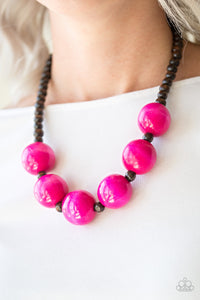 Paparazzi Necklaces Oh My Miami - Pink