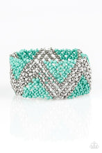 Load image into Gallery viewer, Paparazzi Bracelets Desert Loom Blue
