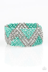 Paparazzi Bracelets Desert Loom Blue