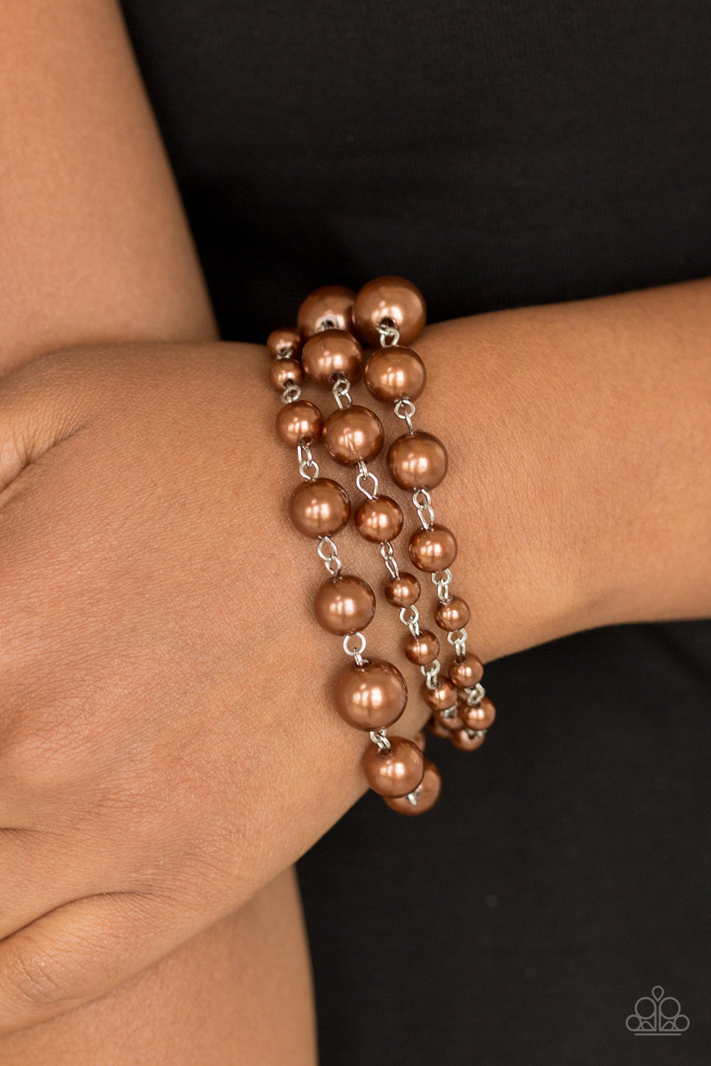 Paparazzi Bracelets Until The End of Timeless Brown