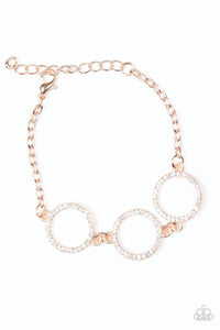 Paparazzi Bracelets Dress The Part - Rose Gold