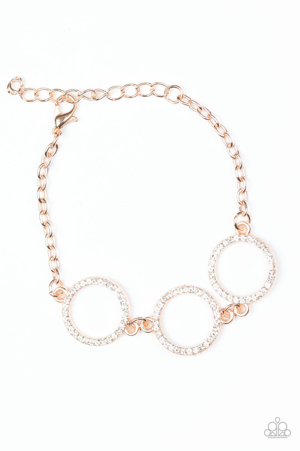 Paparazzi Bracelets Dress The Part - Rose Gold