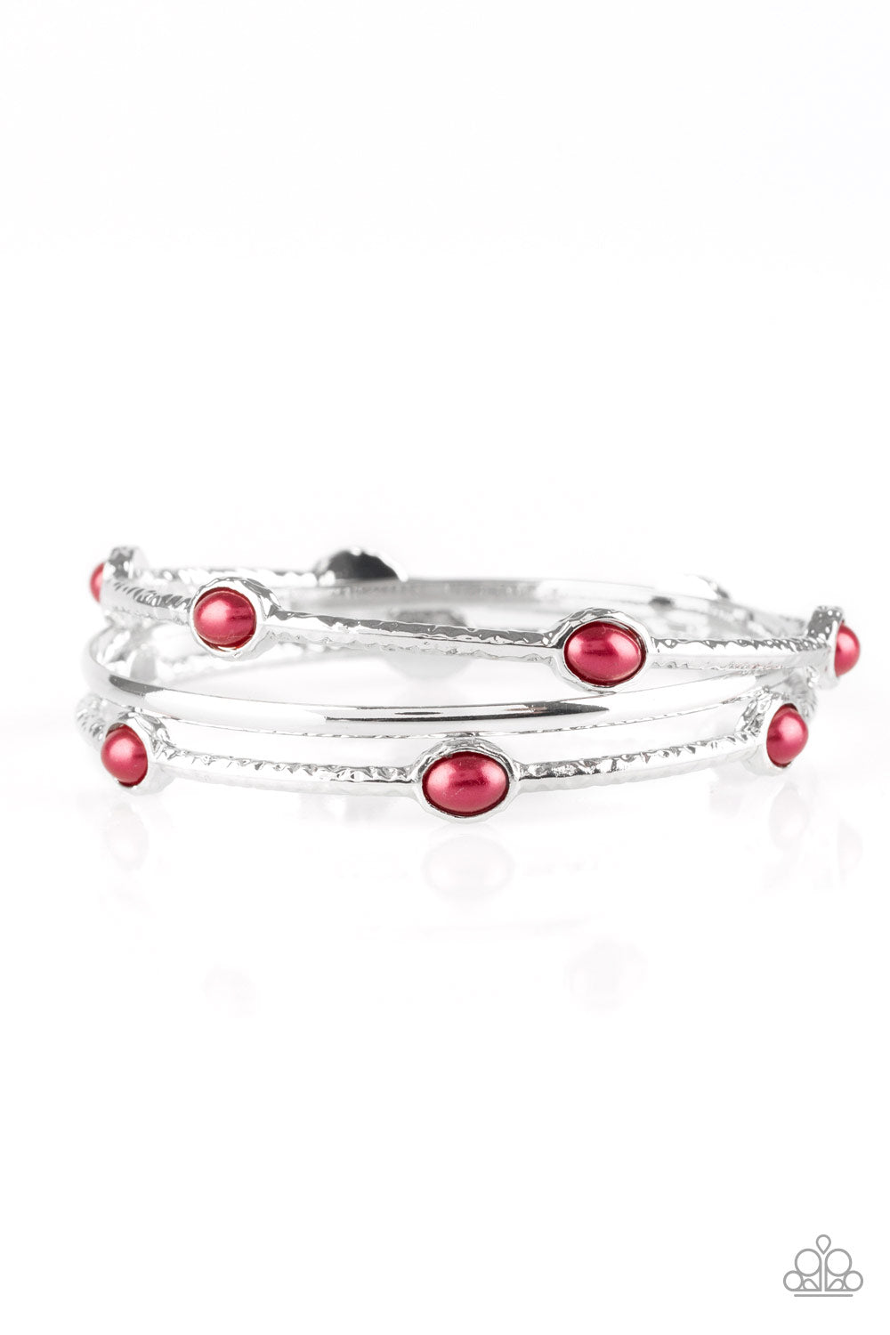 Paparazzi Bracelets Bangle Belle - Red