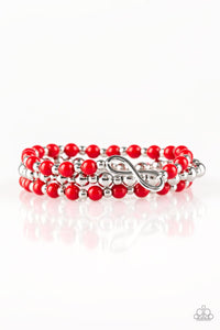 Paparazzi Bracelets Immeasurably Infinite Red