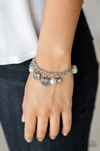 Paparazzi Bracelets   More Amour - Silver