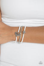 Load image into Gallery viewer, Paparazzi Bracelets Lover&#39;s Loot White
