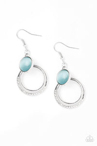 Paparazzi Earrings Dreamily Dreamland Blue