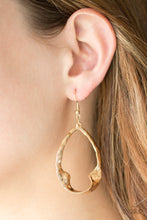 Load image into Gallery viewer, Paparazzi Earrings Twist Me Round Gold
