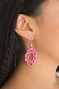 Paparazzi Earrings Mantras and Mandalas Pink