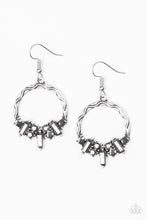 Load image into Gallery viewer, Paparazzi Earrings On the Uptrend Silver
