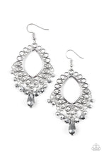 Load image into Gallery viewer, Paparazzi Earrings Just Say Noir Silver
