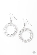 Load image into Gallery viewer, Paparazzi Earrings Global Glow White
