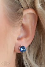Load image into Gallery viewer, Come Out On Top - Blue  earrings
