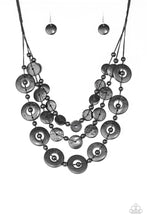 Load image into Gallery viewer, Paparazzi Necklace Catalina Coastin&#39; Black
