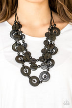 Load image into Gallery viewer, Paparazzi Necklace Catalina Coastin&#39; Black
