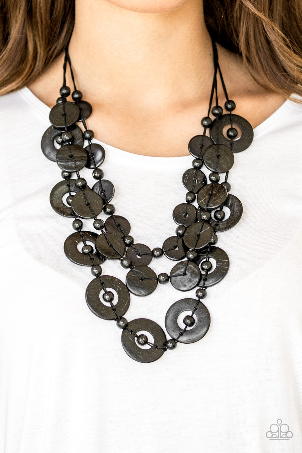 Paparazzi Necklace Catalina Coastin' Black