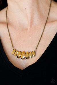 Paparazzi Necklaces Leading Lady - Brass